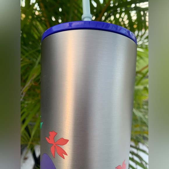 Starbuck Beach Stainless Steel Cup Insulated Palm Tree Tumbler Venti 24oz New - Picture 9 of 17